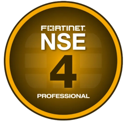 Sowers is Fortinet Certified NSE 4